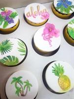 משטח טקסטורה גן טרופי תוכי