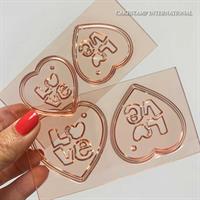 תבנית 4 לבבות גדולים וקטנים ליצירה | לבבות לטו' באב| עוגות אהבה | קישוט שוקולד | חדש אתי דבש