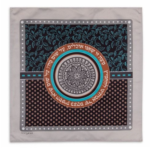 כיסוי/מפית מצה דגם "מצה זו שאנו אוכלים"