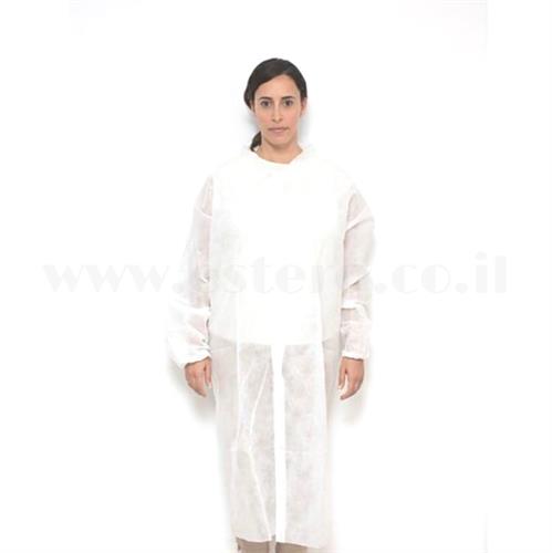 חבילה 10 יח - חלוק בד חד פעמי ארוך