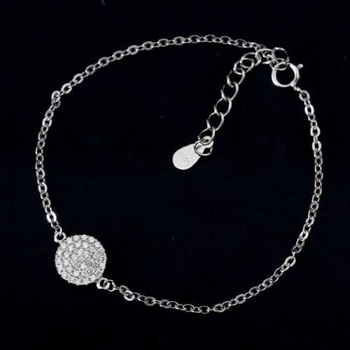 צמיד כסף משובץ זרקונים Z9696