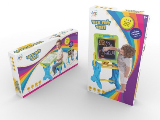 לוח ציור זוהר+כיסא