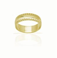 טבעת נישואין מעוצבת  - דגם M559