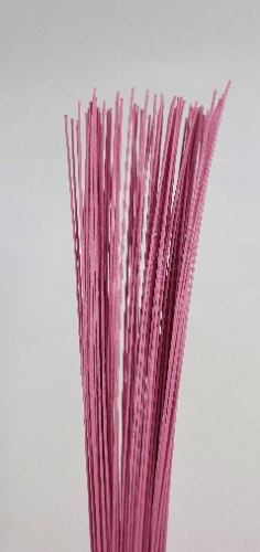 חוטי מתכת צבעוני 100 יח' - ורוד