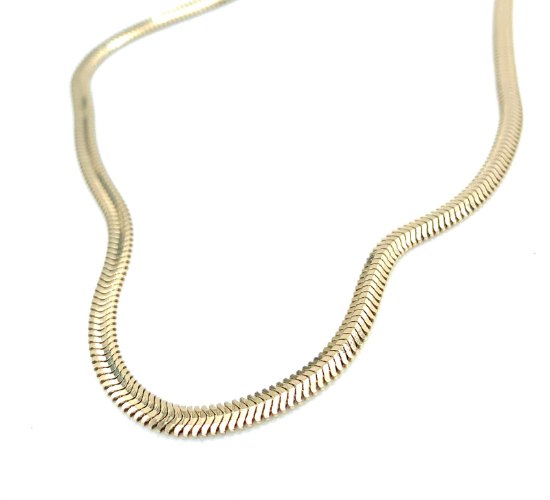 שרשרת היילי גדולה 50 זהב 14 קראט