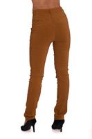 מכנס קורדרוי בצבע חרדל גב