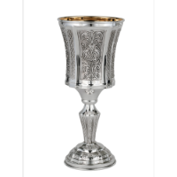 גביע אליהו כסף טהור דגם גמבו פנטזי רקוע