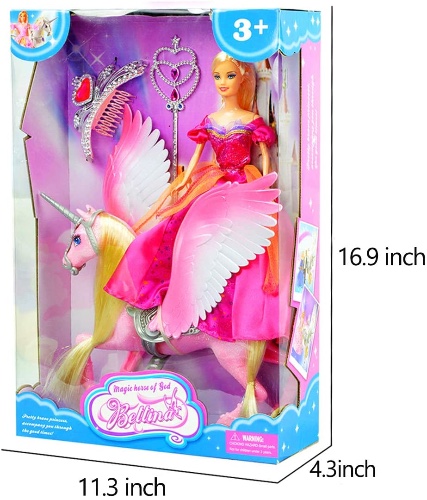 Bettina princess doll unicorn
