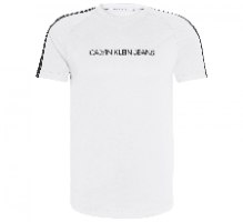 טי שרט גברים CALVIN KLEIN צבע לבן LOGO