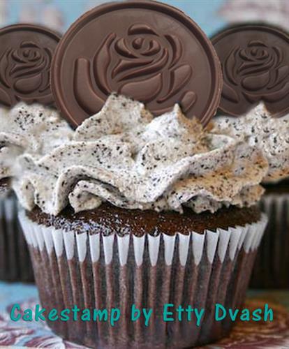 תבנית שושנה - יחידה אחת - ליצירת מטבע שוקולד