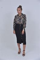 חולצת פרחים ושרוולים ONE SIZE