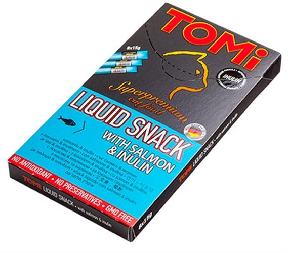 חטיף נוזלי בטעם סלמון 8 יחידות