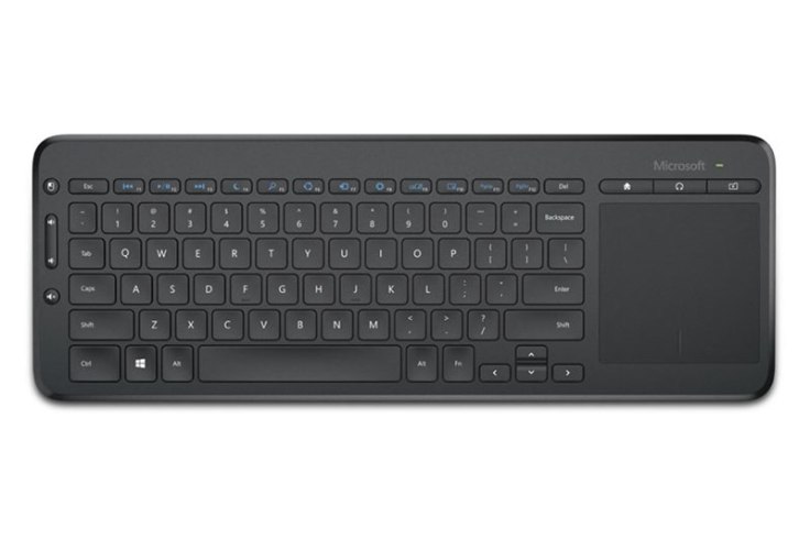 ‏מקלדת ומשטח מגע Microsoft All-in-One Media Keyboard N9Z-00015 מיקרוסופט