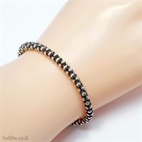 צמיד מכסף שורה אחת Z3108 | תכשיטי כסף 925 | צמידי כסף