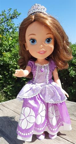 הנסיכה סופיה , בובת נסיכה של דיסני, כ 30 סמ, במצב חדש, בובת ילדה קסומה