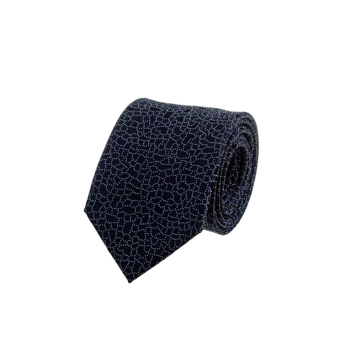 עניבה משורטטת כחול כהה