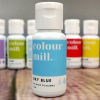 צבע SKY BLUE  - כחול מהמם על בסיס שמן | קולור מיל| יבוא אתי דבש | צבע על בסיס שמן | כשר חדש אתי דבש