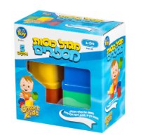 מגדל כוסות מספרים 5חלקים 1+