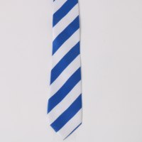 עניבת פסים כחול לבן