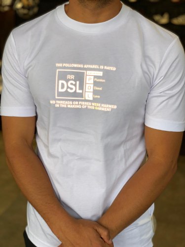 טי שרט DIESEL -DSL צבע לבן