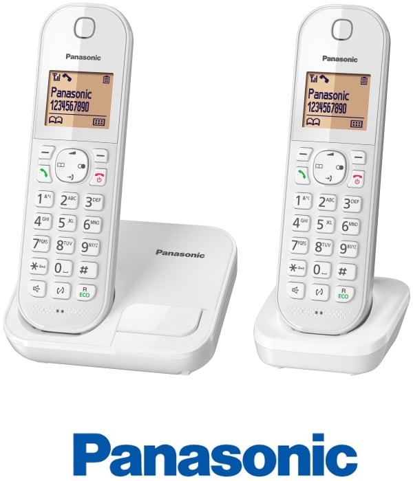 Panasonic טלפון אלחוטי + שלוחה אחת דגם KXTGC412MBW