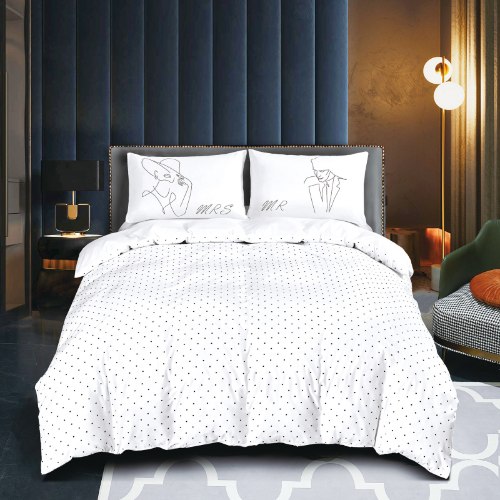 סט מצעים למיטת יחיד 90/200 דגם ארט - 4413