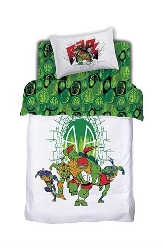 סט מצעי ילדים ממותג צבי הנינגה- 100% כותנה