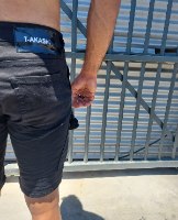 גברים | T-AKASHI SHORT JEANS BLACK