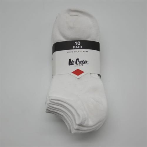 מארז 10 זוגות גרבי קרסול lee cooper גבר קצר
