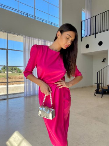 שמלת דיור פוקסיה