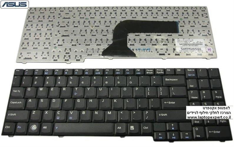 החלפת מקלדת למחשב נייד אסוס Asus M50 , M70 Laptop Keyboard MP-03753US-5287