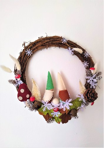 זר גמדים בחורף