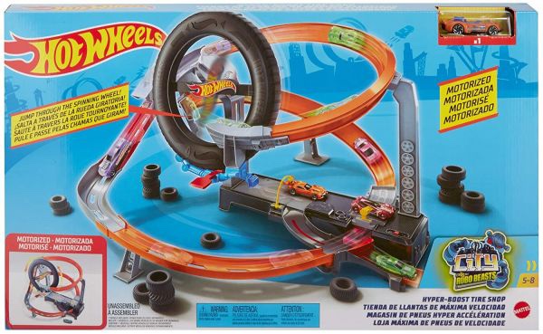 Hot wheels boost tire shop