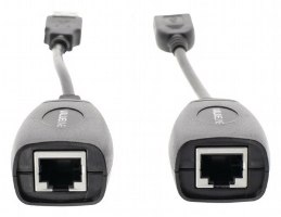 כבל מאריך דרך כבל רשת USB2.0 A לחיבור Rj45 נקבה באורך 0.2 מטר