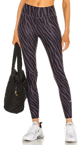 טייץ NIKE סגול שחור זברה