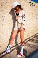 חליפה פשתן DEEPLY בז' ANTIGO