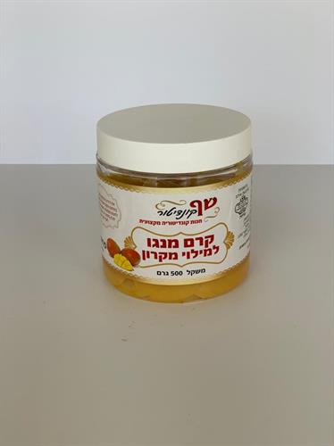 500 גר' קרם מנגו לקינוחים ולמילוי מקרונים- פרווה