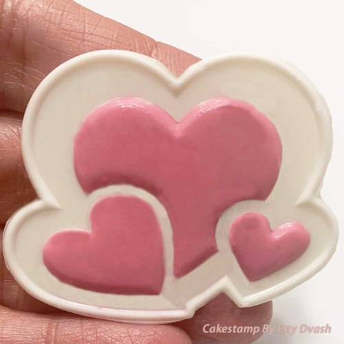 סט 4 תבניות לקישוט מארזי אהבה ויומולדת | טופרים קטנים יום הולדת | זוג ברבורים LOVE חדש מאתי דבש