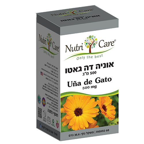 אוניה דה גאטו,  500 מ"ג, 60  כמוסות, נוטרי קאר