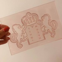 תבנית טופר אריות לוחות הברית כתר בר מצווה 14 ס"מ| קישוט טופר לעוגה תורה| בר מצווה | חדש מאתי דבש