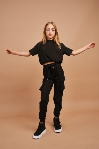 חליפת מיאל שחור - DANA SIDI GIRLS