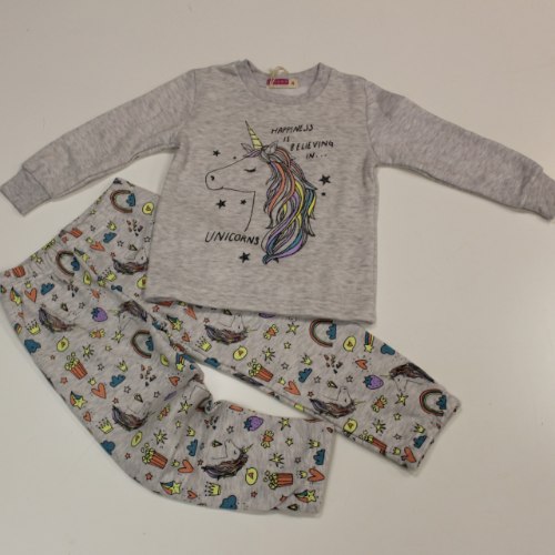 פיג'מה פוטר בנות חד קרן