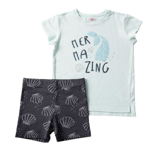 חליפת גן MERMAID תכלת