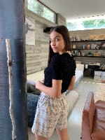 טופ אלכסה צווארון כפתורים