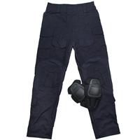 מכנס מדי לחימה טקטי G3 צבע כחול כהה  Dark Blue  עם סט ברכיות בצבע  שחור