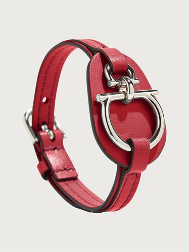 Salvatore Ferragamo  gancini leather bracelet