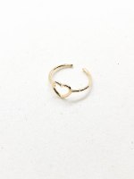 טבעת לב מיני זהב 14 קראט