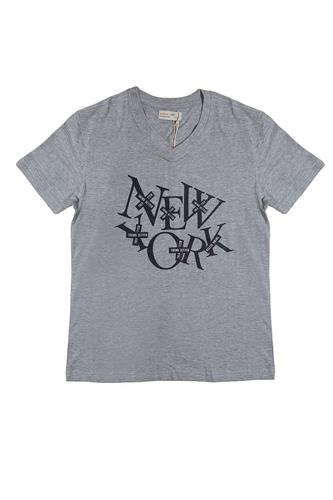 חולצת NEW YORK אפורה