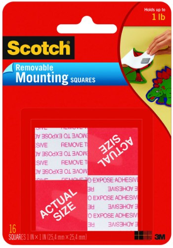 דבק דו"צ ספוגי  SCOTCH 3M - אפור (דגם 108)