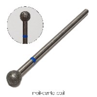 ראש שיוף למניקור - עגול גדול כחול